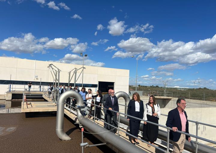 Visita a la EDAR de San Pedro del Pinatar.